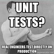 Real engineers test in production