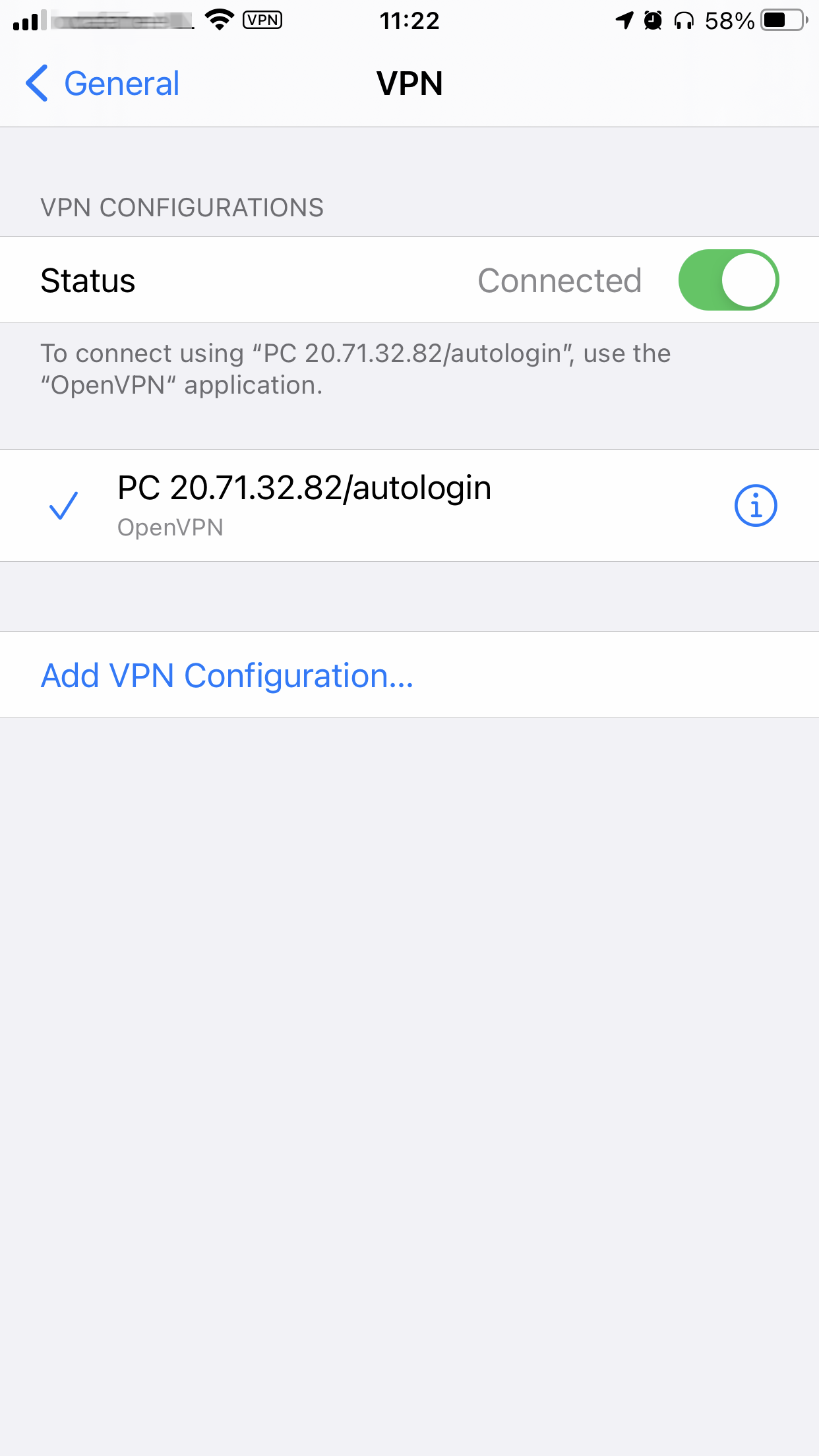 download the new version for iphoneOpenVPN Client 2.6.7.1001